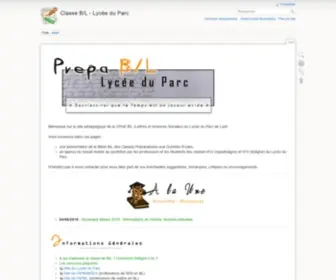 Blparc.fr(Lycée du Parc) Screenshot