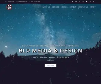 BLpmedia.com(Digital Marketing & Advertising) Screenshot