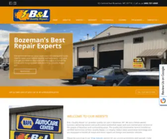 Blqualityautorepair.com(B & L Quality Repair LLC in Bozeman) Screenshot