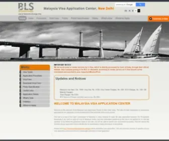 BLS-Malaysia.com(Malaysia visa services) Screenshot