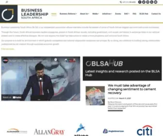 Blsa.org.za(Business Leadership South Africa) Screenshot