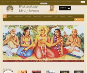 Blservices.com(Bhaktivedanta Library Services) Screenshot