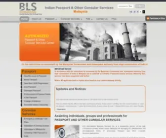 Blsindia-Malaysia.com(BLS International Malaysia Services Inc) Screenshot