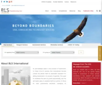 Blsinternational.com(BLS International) Screenshot
