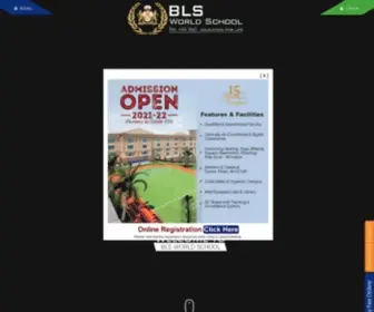 BLsworldschool.com(BLS World School) Screenshot