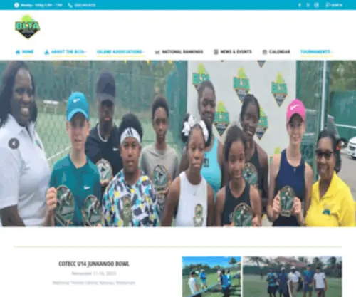 Blta.net(Governing Body for Tennis in The Bahamas) Screenshot
