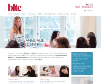 BLTC.nl(British language training centre) Screenshot