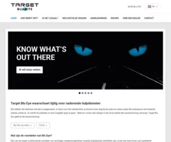 Blu-Eye.eu(Homepage Target Blu Eye) Screenshot