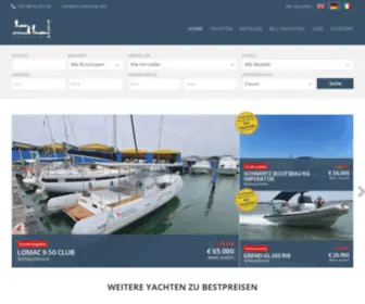 Blu-Yachting.com(Neue und gebrauchte Boote zu Bestpreisen) Screenshot