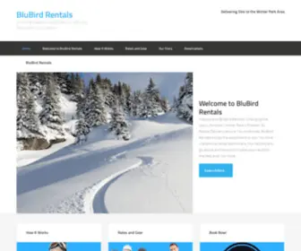 Blubirdrentals.com(Winter Park's Priemer Ski Rental Delivery Company) Screenshot