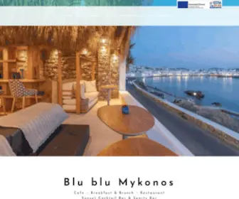 BluBlu.gr(Blu blu Cafe Mykonos) Screenshot