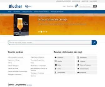 Blucher.com.br(Editora Blucher) Screenshot