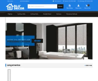 Bludecor.com.br(A Maior Loja de Persianas Sob Medida do Brasil) Screenshot