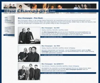 Blue-Champagne.com(Blue Champagne) Screenshot