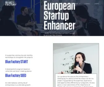 Blue-Factory.eu(Sublimateur européen d'entreprises) Screenshot