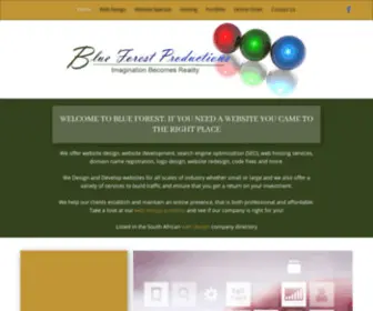 Blue-Forest.co.za(Blue Forest Web Design) Screenshot