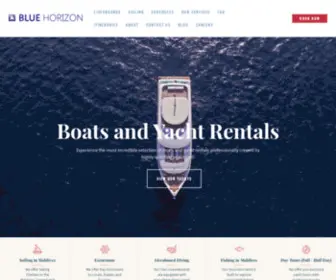 Blue-Horizon.com.mv(Blue Horizon Maldives) Screenshot