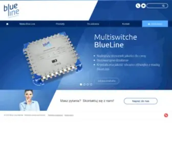 Blue-Line-Satellite.com(Korzystając z ponad 25) Screenshot