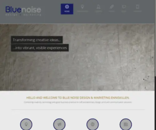 Blue-Noise.co.uk(Blue Noise Design Enniskillen Fermanagh Print Web Design) Screenshot