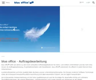 Blue-Office.ch(Blue office® Die Schweizer ERP Software für KMU) Screenshot