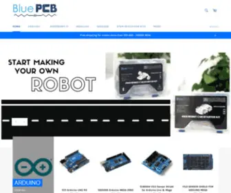 BluePCB.com(Blue PCB Electronics) Screenshot