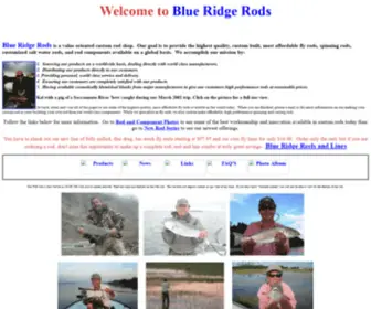 Blue-Ridge-Rods.com(Custom fly rods from Blue ridge Rods) Screenshot