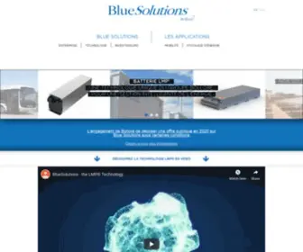 Blue-Solutions.com(Bolloré) Screenshot