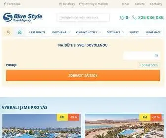 Blue-STyle.cz(CK Blue Style • Dovolená a zájezdy 2023) Screenshot