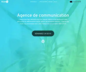 Blue2I.com(Agence de Communication à Rennes) Screenshot