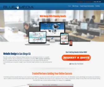 Blue4Media.com(Web Design) Screenshot