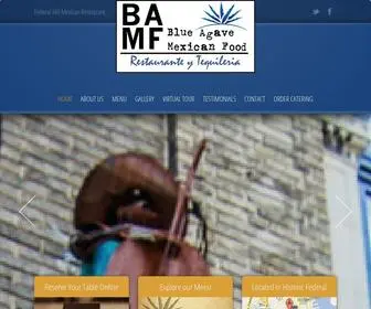 Blueagaverestaurant.com(Federal Hill Mexican Restaurant) Screenshot