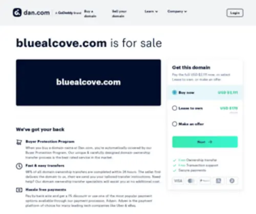 Bluealcove.com(Blue Alcove) Screenshot