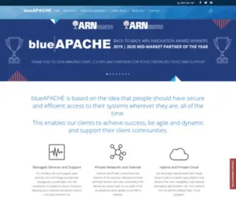 Blueapache.com(BlueAPACHE This is IT ? blueAPACHE) Screenshot
