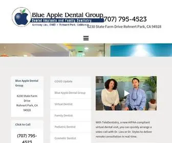 Blueappledentalgroup.com(Family) Screenshot