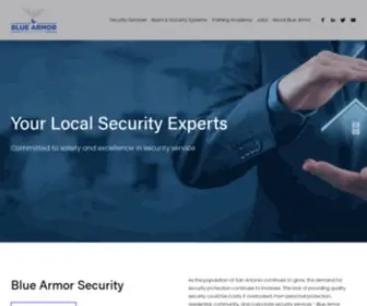 Bluearmorsecurity.com(Blue Armor Security Services) Screenshot