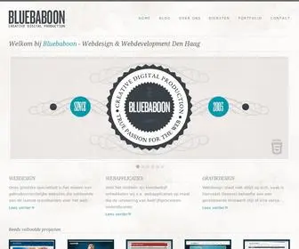 Bluebaboon.nl(Webdesign Den Haag) Screenshot