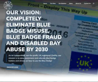 Bluebadgeaware.co.uk(Blue Badge Aware vision) Screenshot