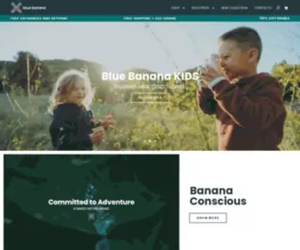 Bluebananabrand.com(Blue Banana Brand) Screenshot