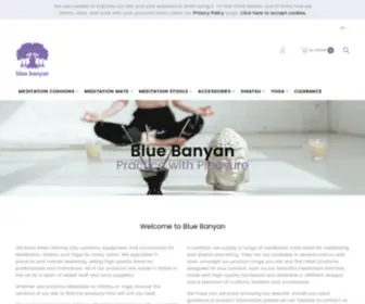 Bluebanyan.co.uk(Meditation Zafu) Screenshot