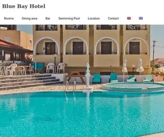 Bluebayhotel.gr(Blue Bay Hotel) Screenshot