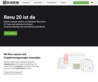 Bluebeam.de(Bluebeam Software) Screenshot