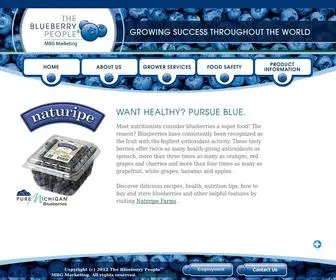 Blueberries.com(MBG Marketing) Screenshot