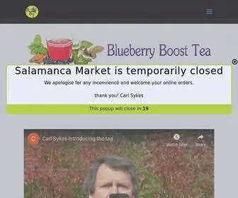 Blueberryboosttea.com(Blueberry Boost Tea) Screenshot