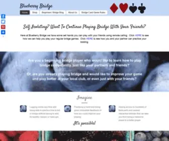 Blueberrybridge.com(Learn how to play bridge online) Screenshot