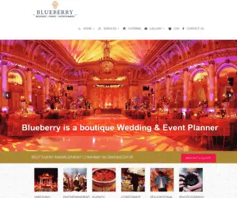 Blueberryevent.co.in(Event Management Company) Screenshot