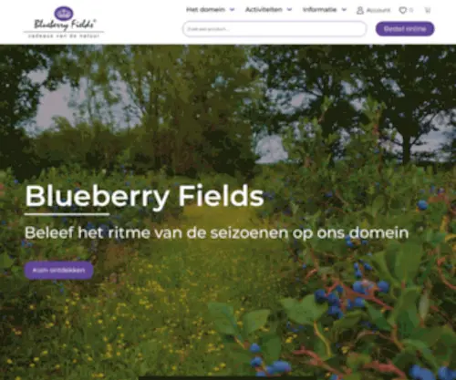 Blueberryfields.be(Blueberry Fields) Screenshot