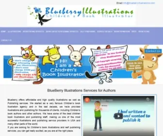 Blueberryillustrations.com(Blueberry illustrations) Screenshot