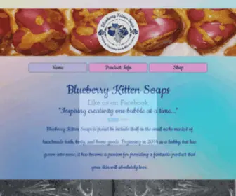 Blueberrykittensoaps.com(Blueberry Kitten Soaps) Screenshot