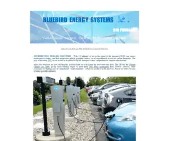 Bluebird-Electric.net(OFFICIAL BLUEBIRD ENERGY SYSTEMS HOMEPAGE MARINE ELECTRICITY TRANSPORT SOLUTIONS) Screenshot