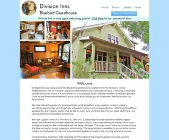 Bluebirdguesthouse.com(Intelligent Overnight Lodging in Southeast Portland) Screenshot